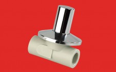 Instalace a rozvody – PPR ventil podomítkový LAGUNA s kovovou krytkou 20