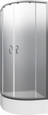 Koupelna – Cersanit sprchový kout SAONA čtvrtkruh FARBIC GLASS CHROME PROFILE 80X180 S149-001